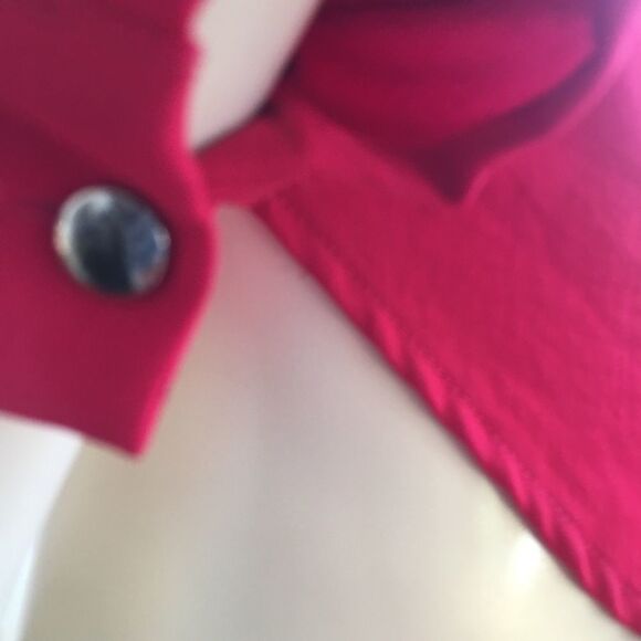 Gabrielle Union Dark fushia Pink Chiffon knot tie - Picture 4 of 5